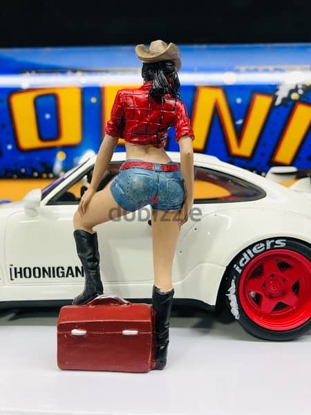 1/18 diecast Resin figure (Cowboy Girl) American Diorama NEW BOXED 1