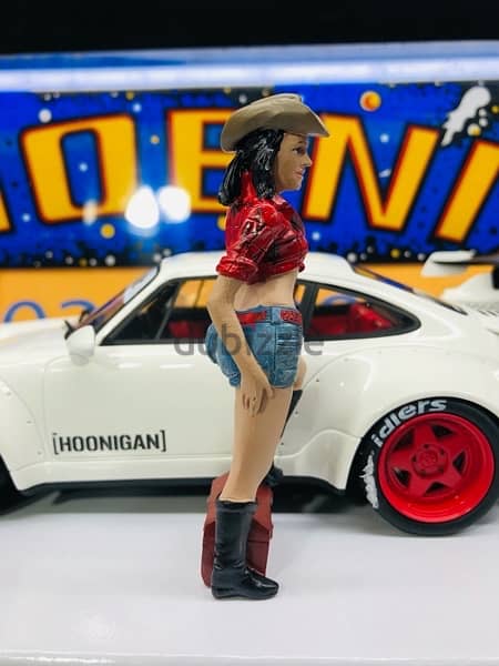 1/18 diecast Resin figure (Cowboy Girl) American Diorama NEW BOXED 2