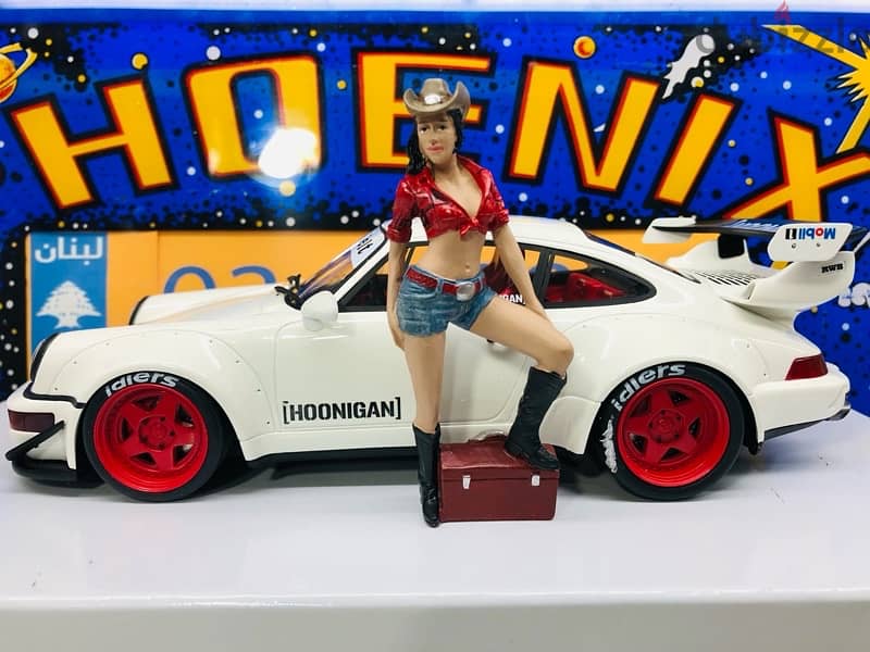 1/18 diecast Resin figure (Cowboy Girl) American Diorama NEW BOXED 3