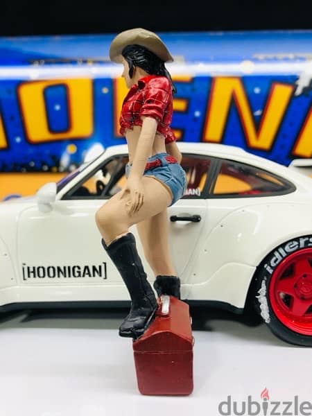 1/18 diecast Resin figure (Cowboy Girl) American Diorama NEW BOXED 5
