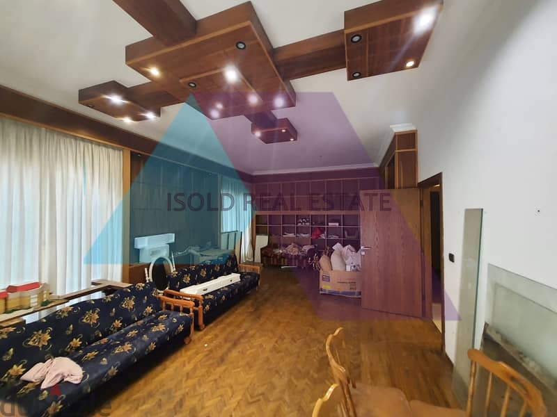 Decorated 165 m2  GF apartment with a terrace for sale in Mansourieh 0