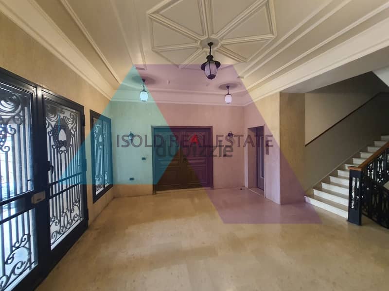 Decorated 165 m2  GF apartment with a terrace for sale in Mansourieh 10