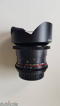 SAMYANG Cine Lenses T 3.1 / 14 mm VD SLR II CANON