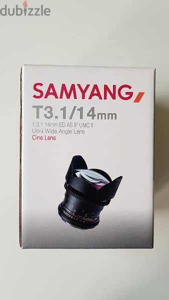 SAMYANG Cine Lenses T 3.1 / 14 mm VD SLR II CANON 1