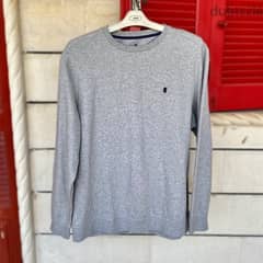 IZOD Grey Fleeced Sweater. 0