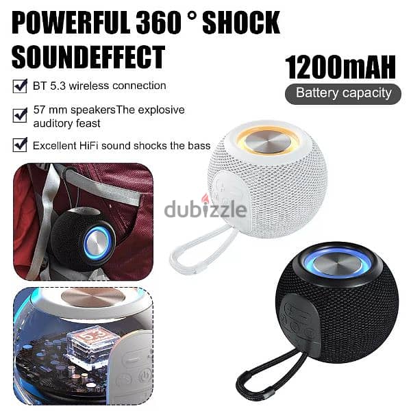 Portable Bluetooth speaker super Bass Stereo 2