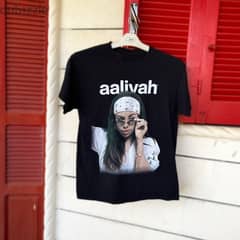 AALIYAH Hip-Hop Vintage T-Shirt. 0