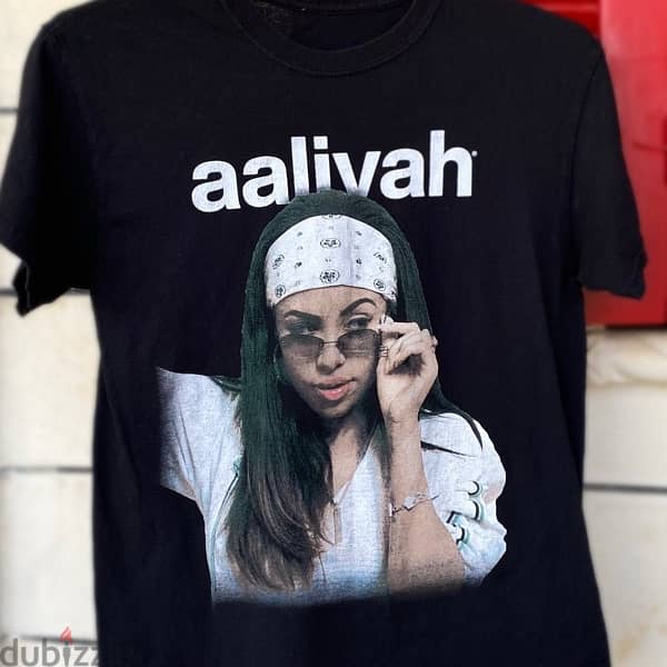 AALIYAH Hip-Hop Vintage T-Shirt. 1