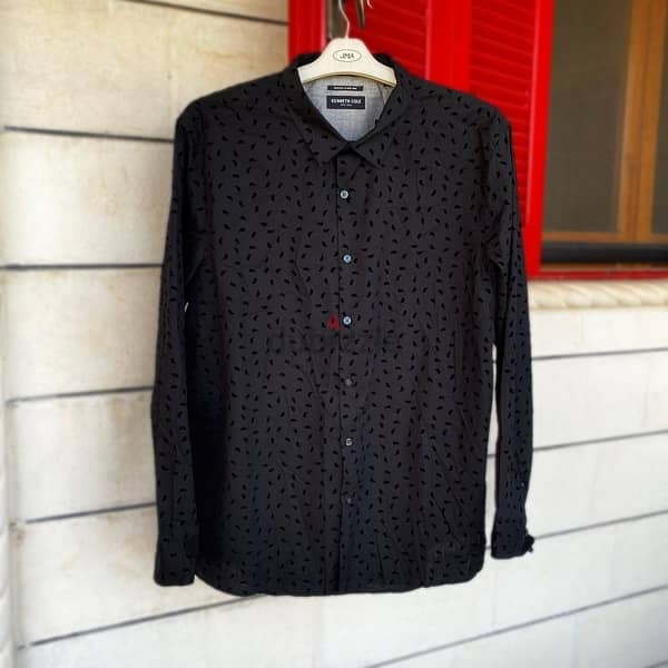 KENNETH COLE Black Shirt. 1