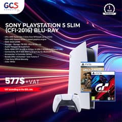 Sony PlayStation 5 Slim (CFI-2016) Blu-Ray