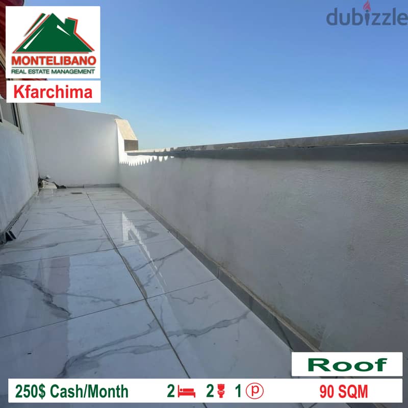 Roof for rent in Kfarchima!! 1