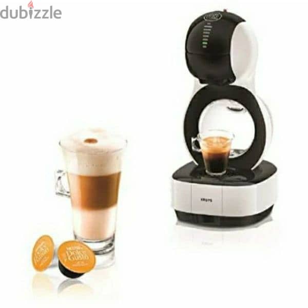 DOLCE GUSTO LUMIO AUTOMATIC COFFEE MACHINE WHITE BY KRUPS /3$delivery 0