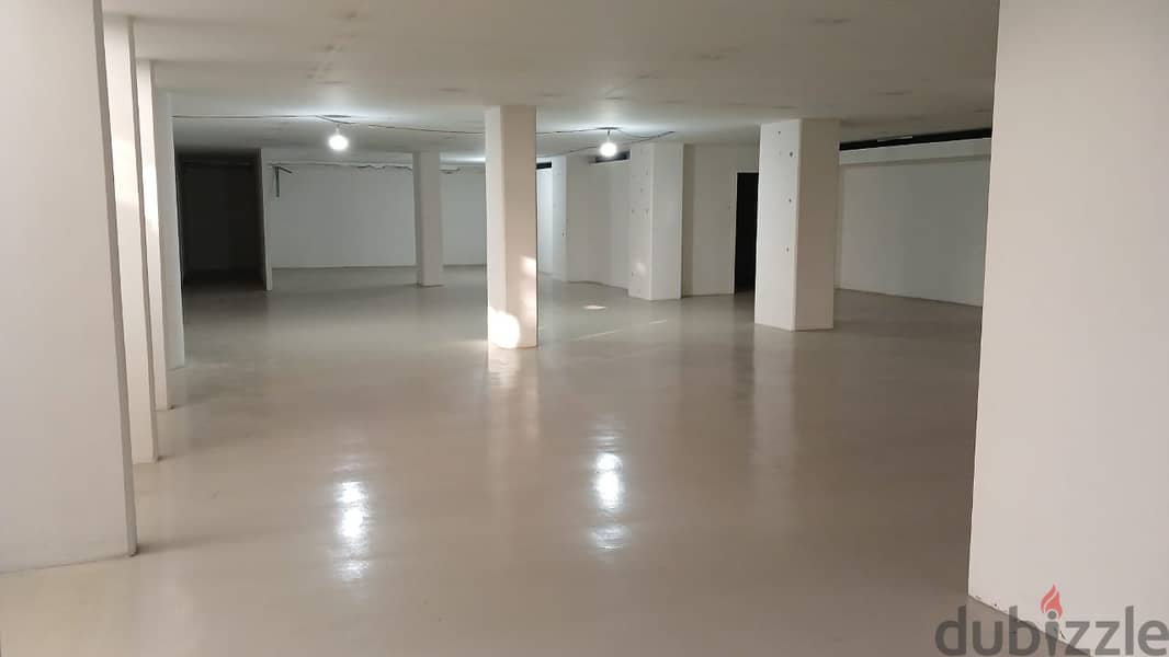 L08429-Large Showroom With A Seaview for Rent on Dbayeh Highway 1