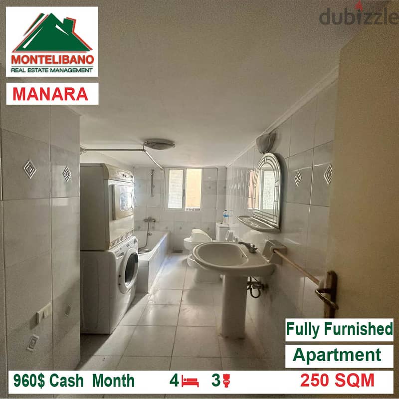 960$!! Fully Furnished apartment for rent located in Manara 3