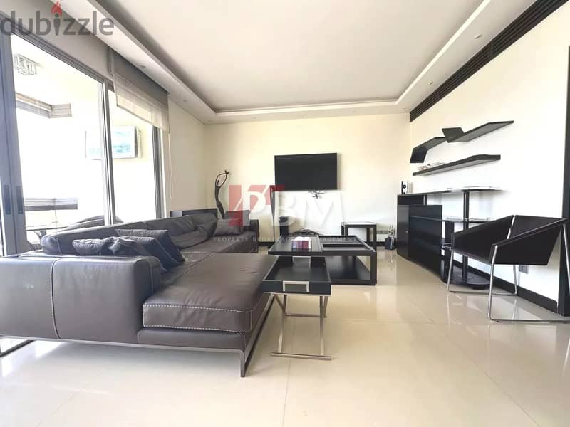 Amazing Furnished Apartment For Rent In Achrafieh | Seaview | 167SQM | 2