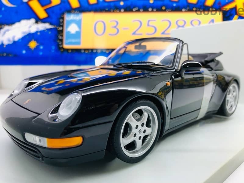 1/18 diecast Full opening Porsche 911 (993) Cabriolet New Boxed 1