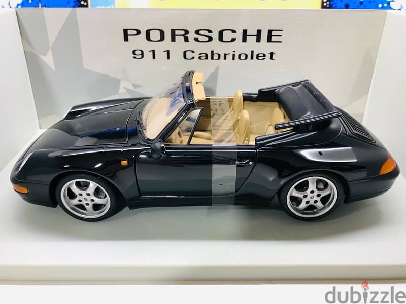 1/18 diecast Full opening Porsche 911 (993) Cabriolet New Boxed 5