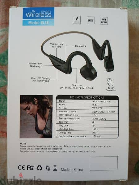 music wireless headset (waterproof) 1