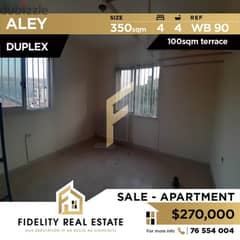 Apartment Duplex for sale in Aley WB90