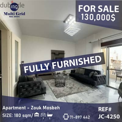 JC-4250 / Apartment for Sale in Zouk Mosbeh , شقة للبيع في ذوق مصبح