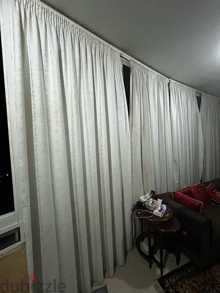 4 pieces windows curtains ٤ شقف برادي منزلية نوعية جيدة 3