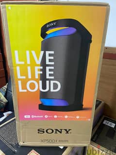 SONY LIVE LIFE LOUD XP500 0