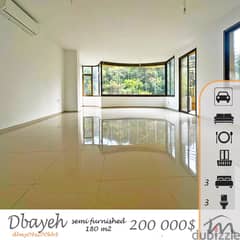 Dbayeh | Building Age 5 | 3 Bedrooms Ap | Balcony | Green Surroundings 0
