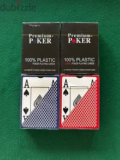 100% plastic poker cards 0