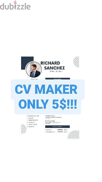 CV Maker Only 5$ 0