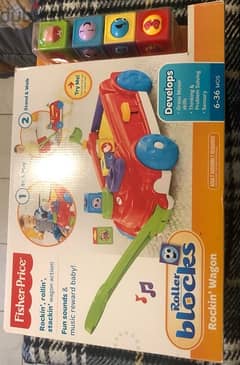fisher price rolling car with handle 6months to 3 years