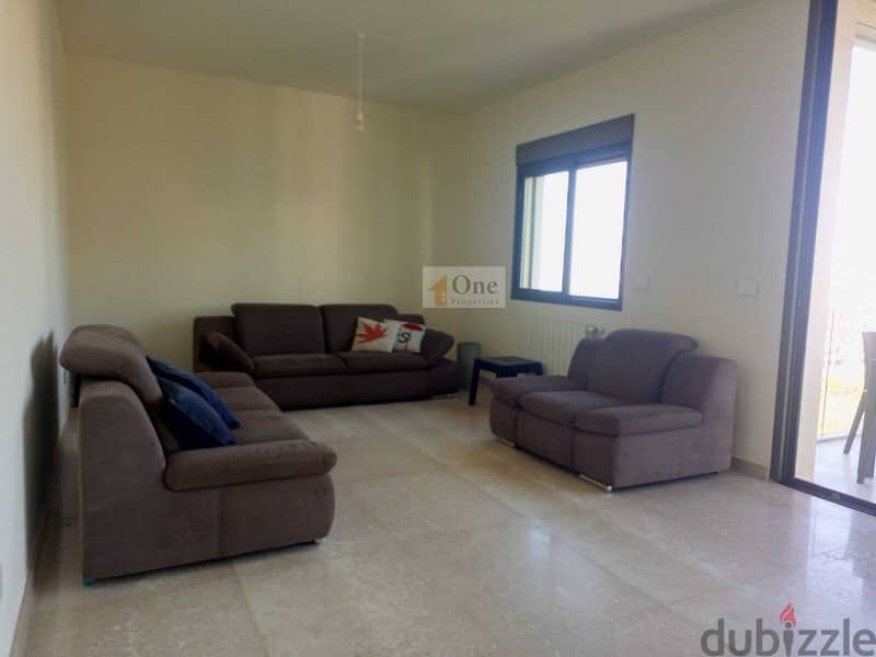 FURNISHED apartment for RENT in ADMA/KESEROUAN, with a great sea view. 8