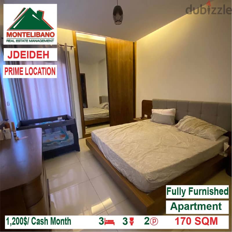 Prime location apartment for rent in jdeideh!! 4