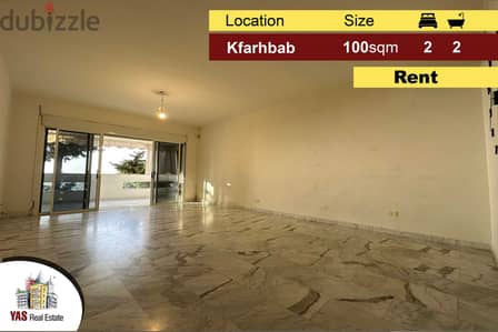 Kfarhbab 100m2 | Rent | Well Maintained | Sea View | KA |