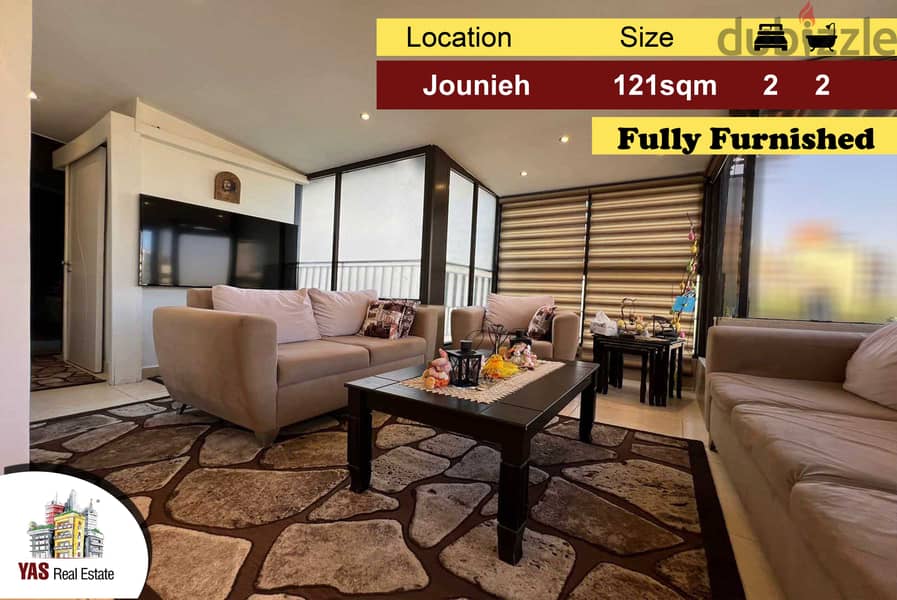 Jounieh 121m2 || Well Maintained | Panoramic View | EH | 0