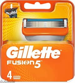 Gillette Fusion 5 Pack of 4 Replacement Blades 0