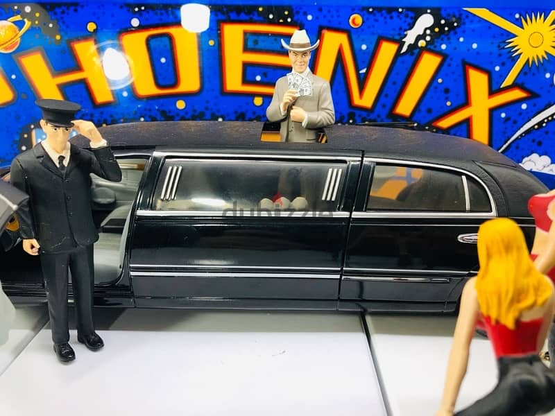 1/18 diecast Full opening BOXED 2000 Lincoln Limousine 4