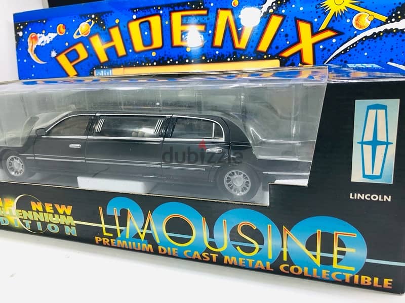 1/18 diecast Full opening BOXED 2000 Lincoln Limousine 8