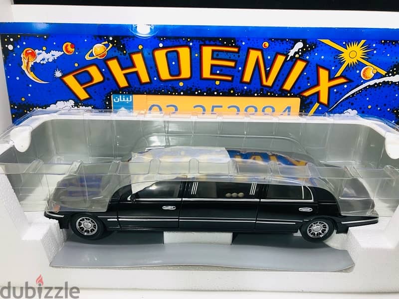 1/18 diecast Full opening BOXED 2000 Lincoln Limousine 9