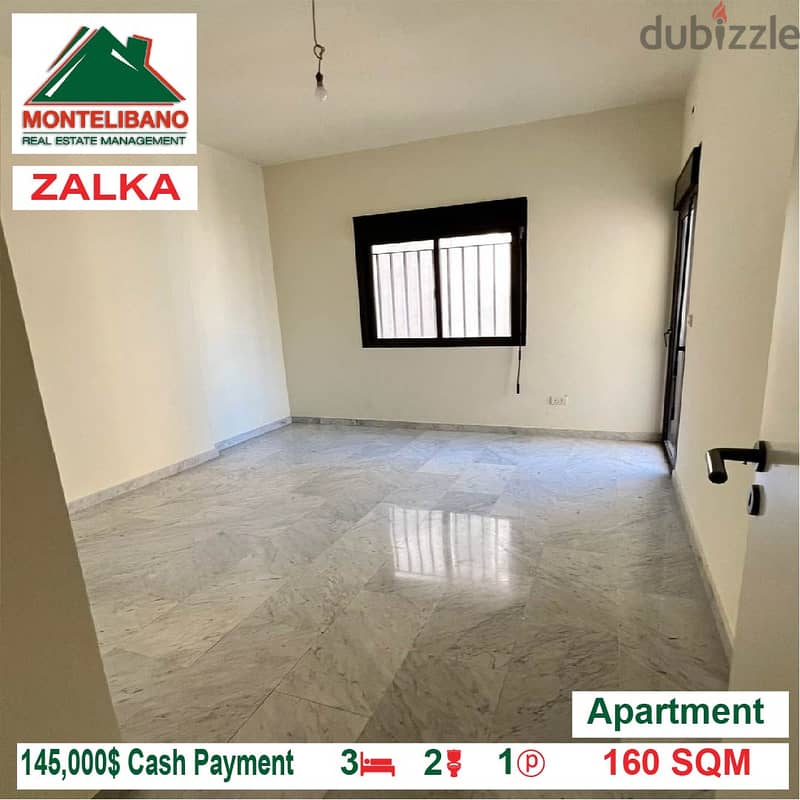 145,000$ Cash Payment!! Apartment for sale in Zalka!! 1