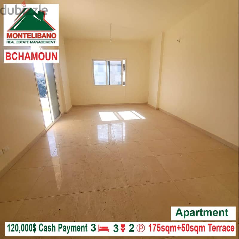 120000$!! Apartment for sale located in Bchamoun 0