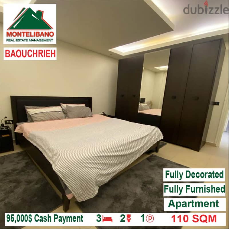 95,000$ Cash Payment!! Apartment for sale in Baouchrieh!! 2