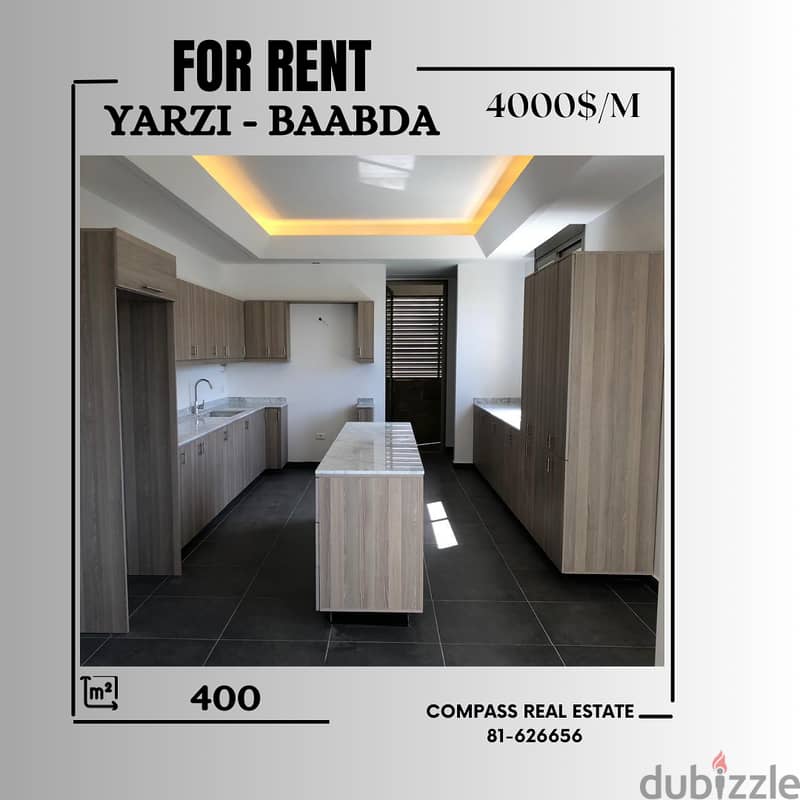 A Stunning Fully Furnished Apartment for Rent in Yarzi - Baabda 0