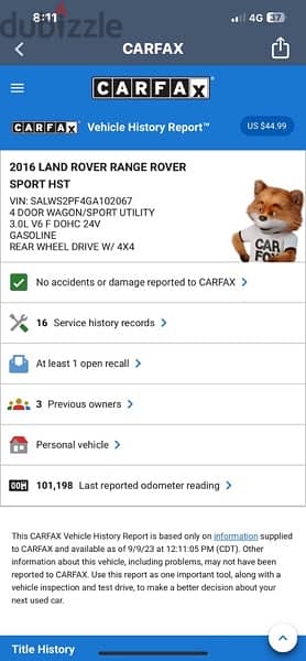 Range Rover sport HST Dynamic supercharge 2016 clean Car fax 1