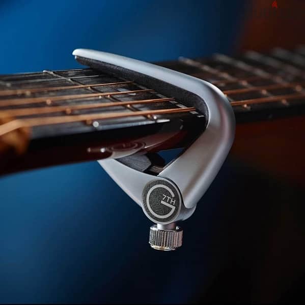 G7th Newport Series Guitar Capo (C31010),Silver, 6 String 0