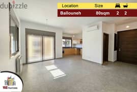 Ballouneh 80m2 | New | Open View | Catch | TO | 0