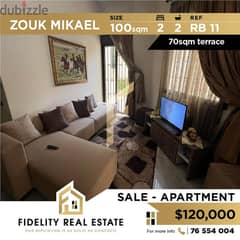 Apartment for sale in Zouk Mikael RB11
