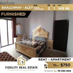 Apartment for rent in Baalchmay Aley furnished WB96