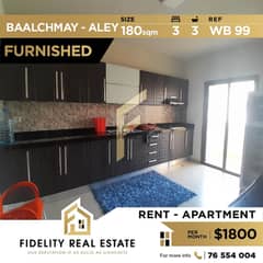 Furnished apartment for rent in Baalchmay Aley WB99