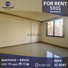 Apartment for Rent in Adonis with Terrace, شقة للإيجار في أدونيس