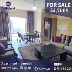 Apartment for Sale in Jounieh, 70 m2, شقة للبيع في جونية